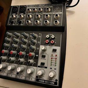 Behringer 802 Premium 8-Input 2-Bus Mixer w/ Xenyx Mic Preamps & British EQs